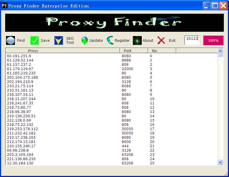 Proxy Finder Enterprise Edition v2.5 Setup & Installation